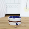 Custom Logo Ceramic Pet Dog Feeding Bowl